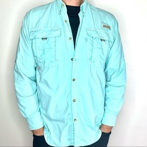Columbia Sportswear, Long Sleeves, Button Front. Fishing  Men’s Shirt.